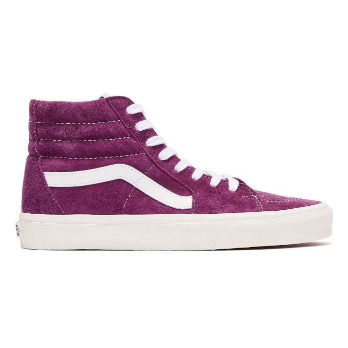 Vans sk8 hi femme violet clearance