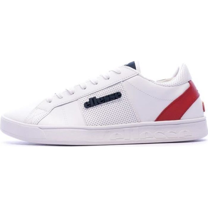 Basket Blanche Homme Ellesse Lthr Blanc Cdiscount Chaussures