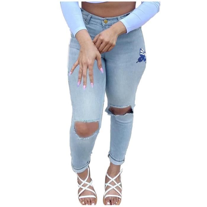 Pantalon a trou cheap