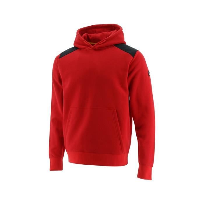 Hoodie Caterpillar Vetement Sweat ESSENTIALS CATERPILLAR Rouge Vif