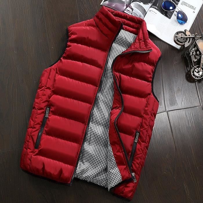 Doudoune sans manches homme doudoune ample paissie pour hommes