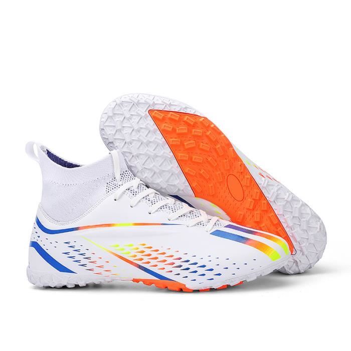 Chaussures De Football WEJESS Pour Homme - Tissu Respirant, Semelle Crampons - Confort Et Vitesse Sur Terrain Synthétique Ou Gazon