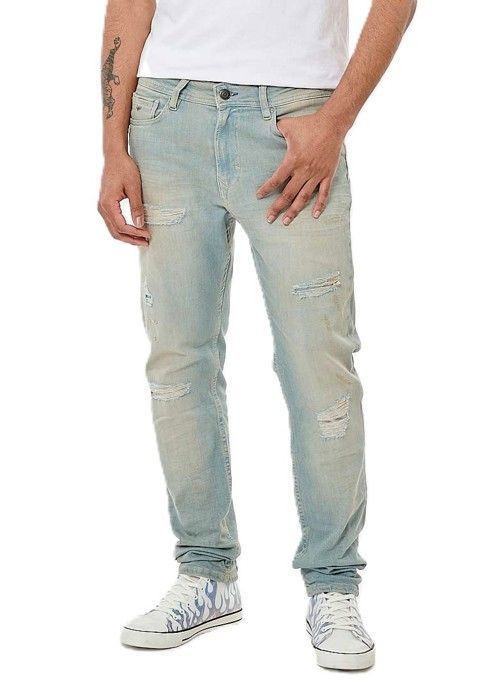 Jean slim homme Kaporal Darko Rouge KAPORAL Slim Adulte Taille standard