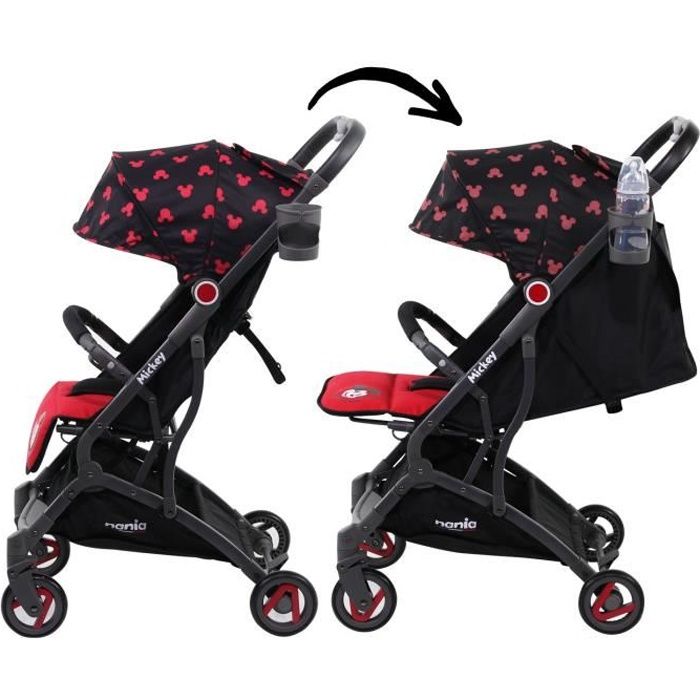 Poussette Canne NANIA Luxe JET - Disney Mickey - Inclinable, Légère et  Compacte - 6-36 mois - Cdiscount Puériculture & Eveil bébé