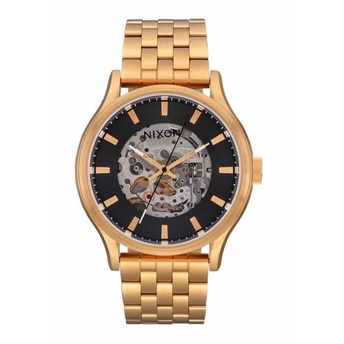 Montre Nicole - Noir & doré main image 1