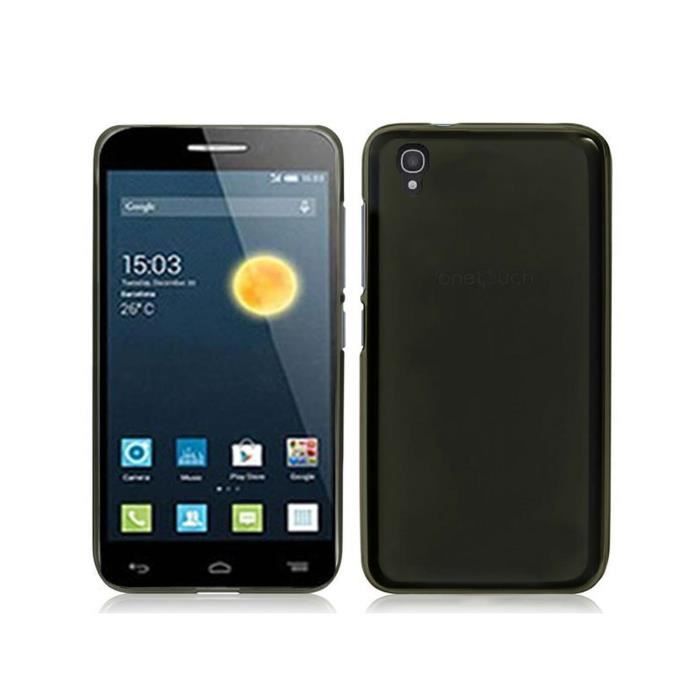 Coque Souple En Silicone Pour Alcatel C3 (4033) - Noir - Neuf