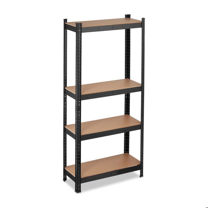 Relaxdays Etagère Lourde Charge XL, Capacité 1325 Kg, 220x100x45 Cm, 5