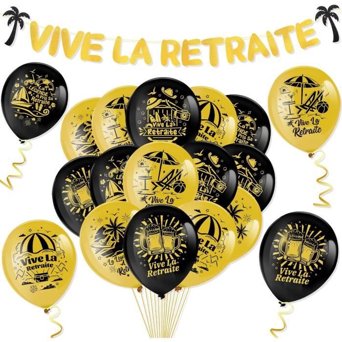 Décorations de fête de retraite personnalisées, ensemble de