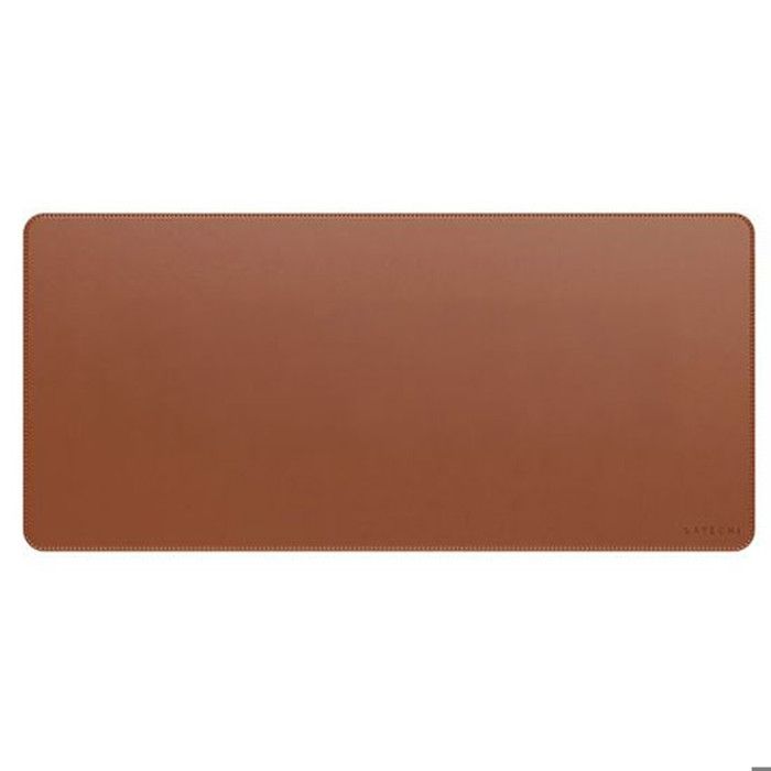Tapis de Bureau - Satechi - Premium - Marron - Multi-usages - Résistant à leau