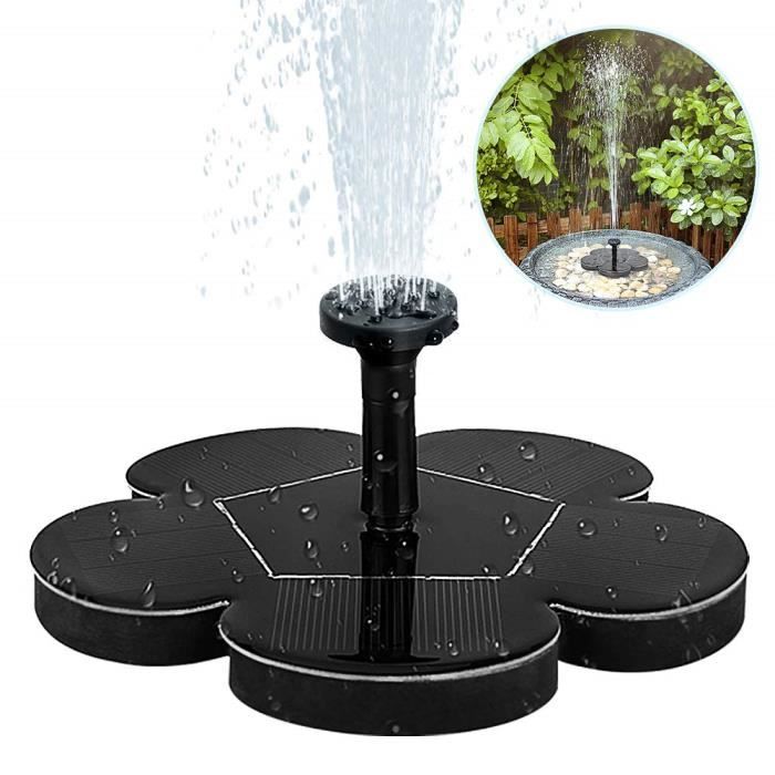 Fontaine De Jardin Solaire Pompe à Eau électrique Panneau Solaire Pompe Jardin Arrosage Extérieur Patio Oiseaux Les Bains Doiseaux
