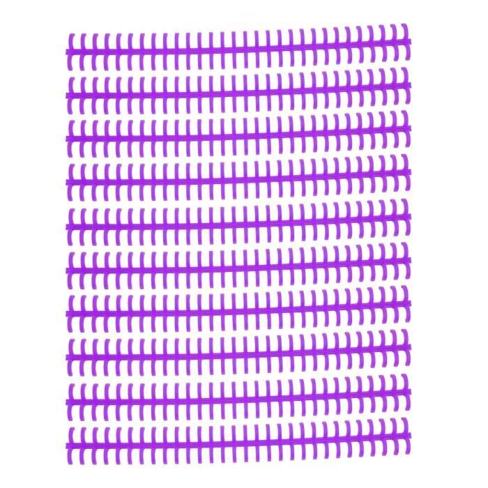 10 Pièces Dos De Reliure - Anneaux 30 Trous 22mm - Pour Feuilles Mobiles Et Organisation