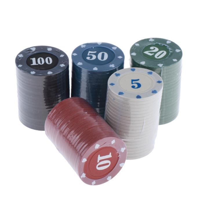 Soom Games Jeu De Poker – 110 Jetons – 2 à 4 Joueurs – Bouton Donneur, Big Blind, Small Blind – Tapis De Jeu Et Cartes Inclus – Idéal Pour Soirées Entre Amis – Cadeau