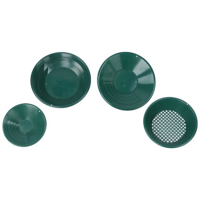 Kit Complet Pour Laver L'or : Gouttière Dorée, Poêle, Passoire, Louche Et Sac De Rangement - Neuf GoldSax