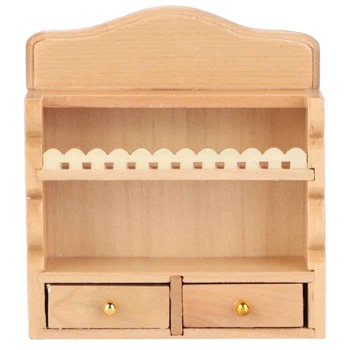 Mxzzand Jouet de maison en bois Mini maison de jouets en bois à