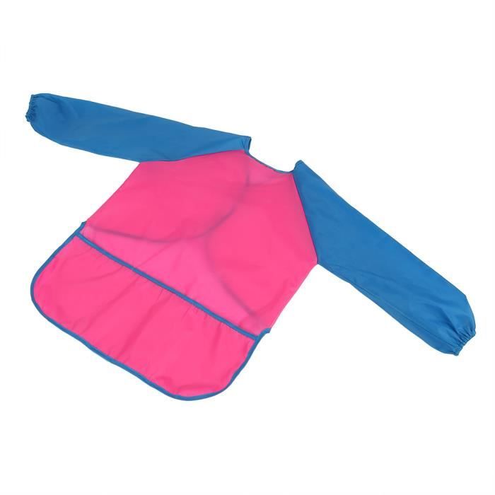 Tablier Imperméable Manches Longues Pour Enfants – Anti-taches, Pratique Et Tout En Rose !