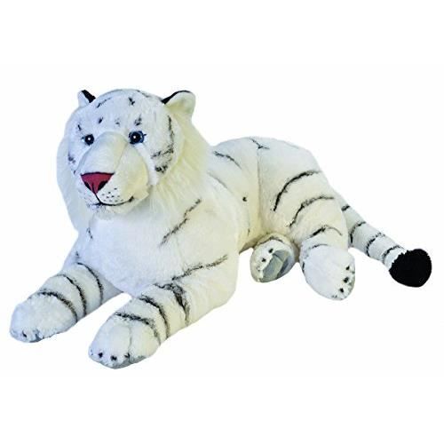 Wild Republic Jumbo White Tiger Plush Giant Stuffed Animal Plush