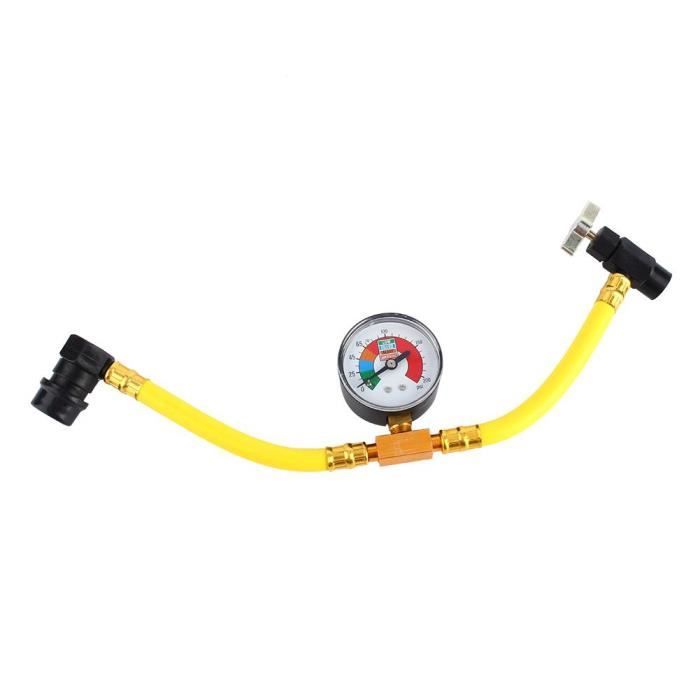 Kit Recharge Climatisation Voiture R134A - Tuyau Avec Jauge - Auto AC