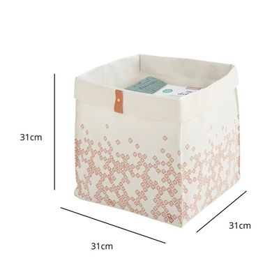 Lot De 6 Bacs De Rangement Pliables En Tissu Intissé - 27x27x27 Cm - Noir Et Taupe - Pour Étagères, Dressing, Salon - 10