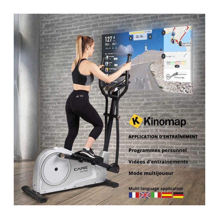 Vélo elliptique CE 5484 ergomètre connecté Cdiscount Sport