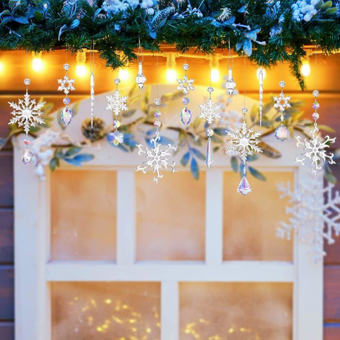 Boite De 3 Stalactites En Verre | Décorations De Noël | Pier Import