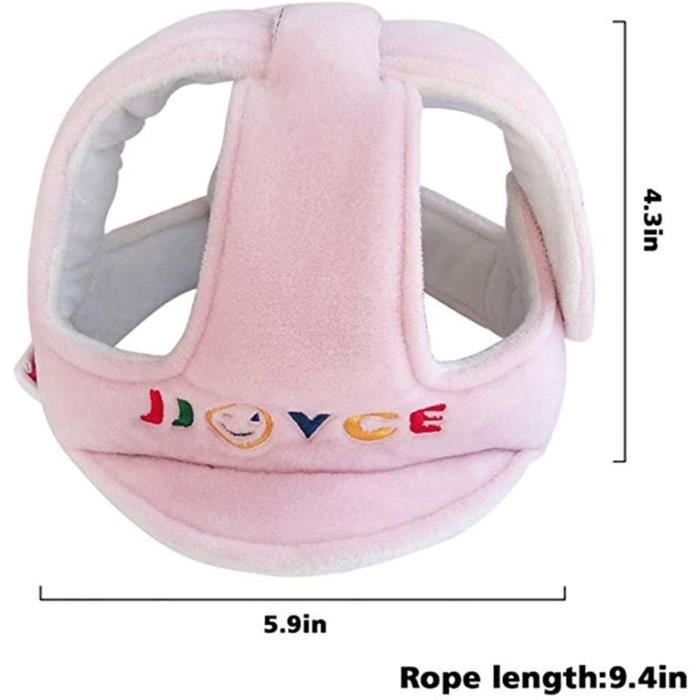 Casque De Protection Bébé Anti-Chute Respirant Réglable 6 Mois-5 Ans - Coton Confortable Garçon Fille