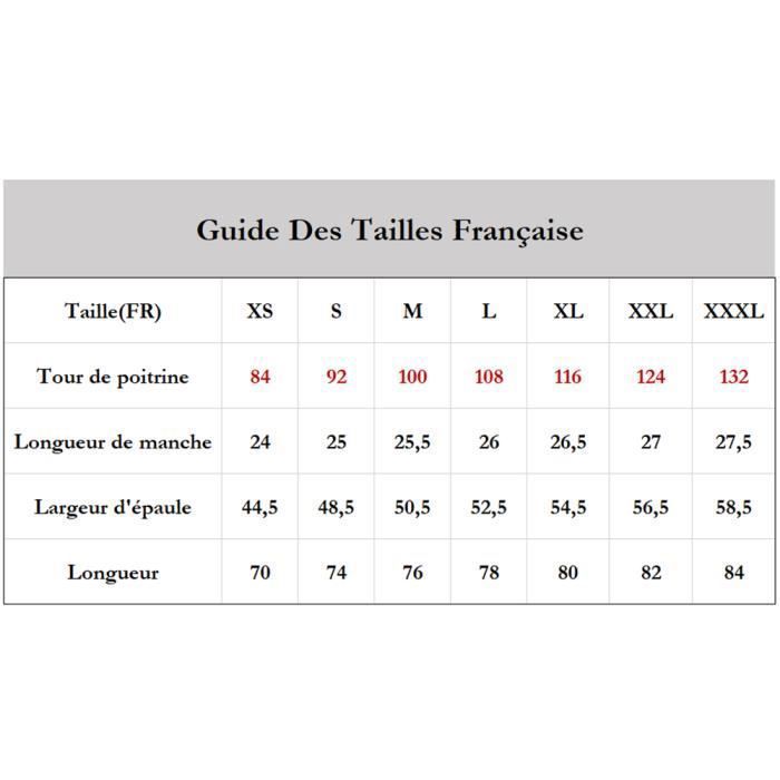 Taille 5 sales chemise homme correspondance