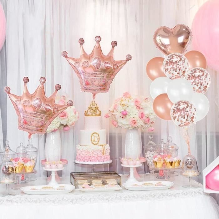 Kit Décoration Anniversaire Reine Des Neiges Elsa - Ballons, Nappe Et Accessoires Frozen