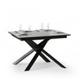 Table extensible - Ganty White - 90x120-180cm - cuisine salle à manger - blanc-2