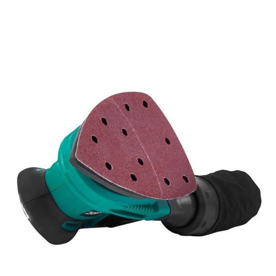 Ponceuse Multifonction Sans Fil TEENO 20V 3-en-1 - Ponceuse Delta, à Doigt Et Triangulaire - 13000 Tr/min - Avec Batterie 2Ah