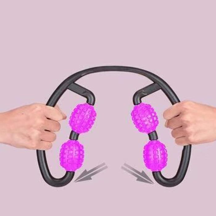 2 Rouleaux De Mousse Massage Yoga - 13x5,5 Pouces - Dos Muscles Douleur - Sac Inclus
