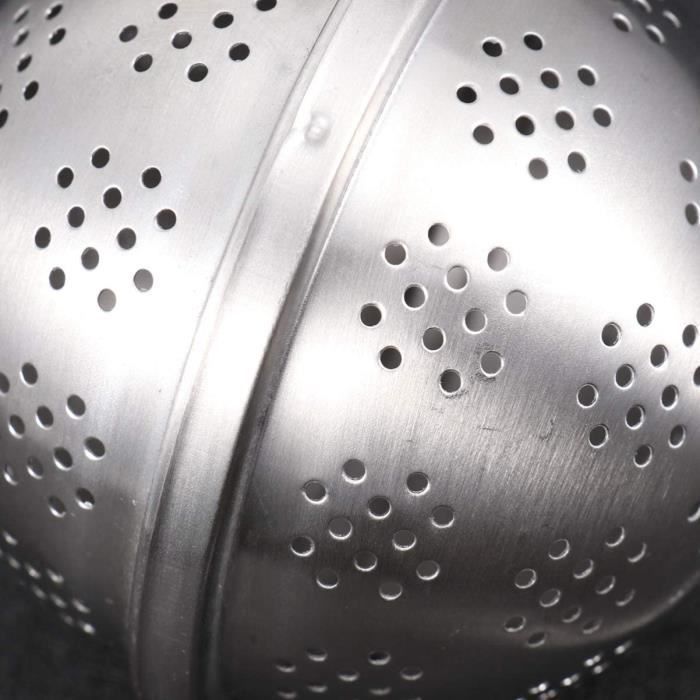 Boule à Thé En Acier Inoxydable Avec Poignée - Sphère Filtrante Réutilisable Pour Thé, Café, Herbes Et épices - 11
