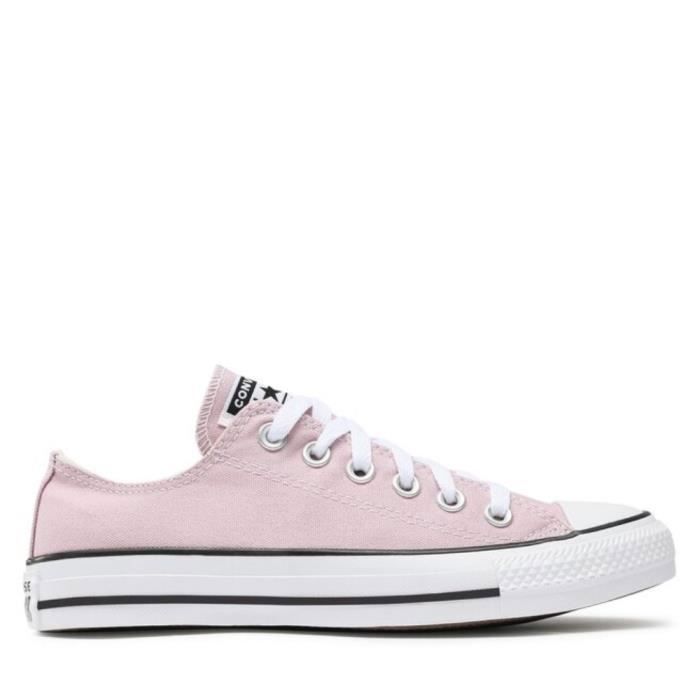 Chaussures CONVERSE Chuck Taylor All Star Rose Femme Adulte Textile Plat Lacets