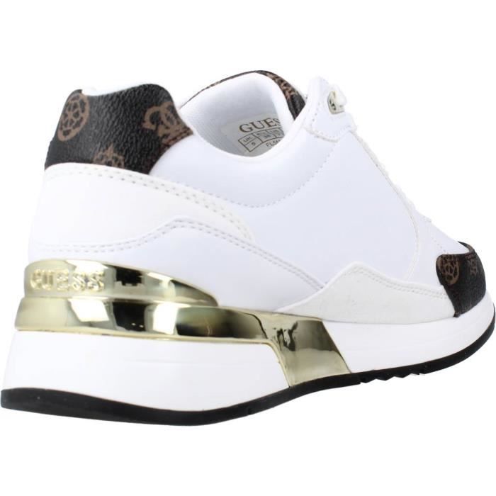 Basket Guess 104693 Blanc Cdiscount Chaussures