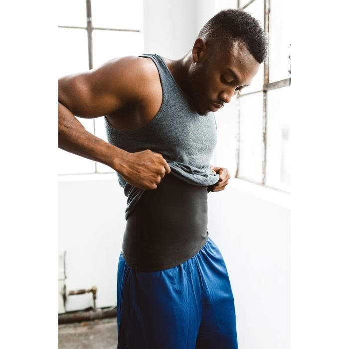 Debardeur de Sudation Sauna Super Bodyshaper Homme Noir Taille L XL Noir Cdiscount Sport