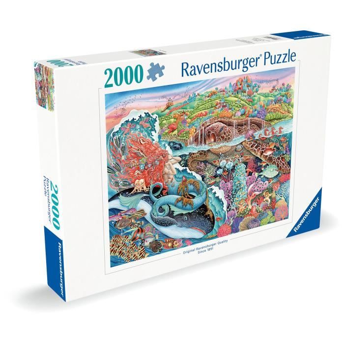 Puzzle 2000 pièces Les films cultes d'Universal - Ravensburger - Cinéma - Adulte - Multicolore - Jeux - Jouets