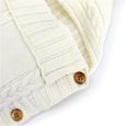 XJYDNCG Gigoteuse bébé-Nouveau-né-Enveloppez la couverture d'emmaillotage en tricot-(0-6 mois)-blanche-3
