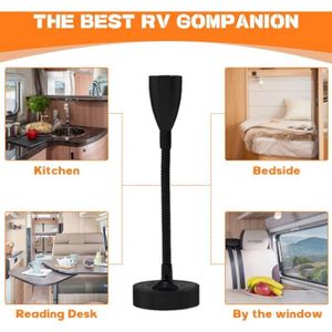 Lot De 2 Lampes De Lecture LED 3 W 12 V Pour Bateau, Caravane, Camping