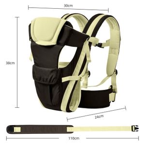 Porte-bébé Physiologique 4-en-1 – Naissance, Bleu Marine, Réglable