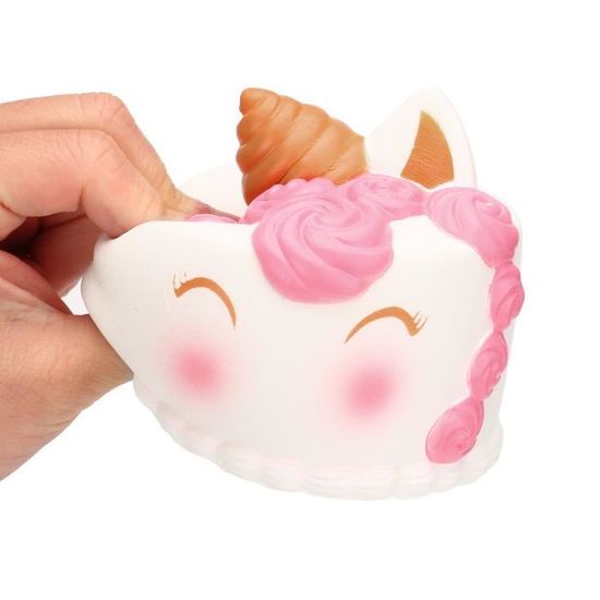 Kawaii Cartoon Licorne Gateau Squishy Slow Rising Creme Parfumee