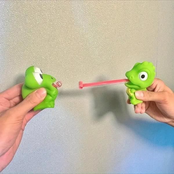 Jouet Anti-stress Grenouille Porte-clés Rechargeable Avec Lumières LED - Pour Adultes