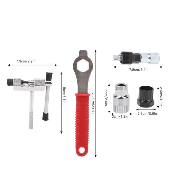 Extracteur Manivelle Vélo – Acier Carbone Chromé – Double Usage – Pour Pédalier ISIS Ou Conique