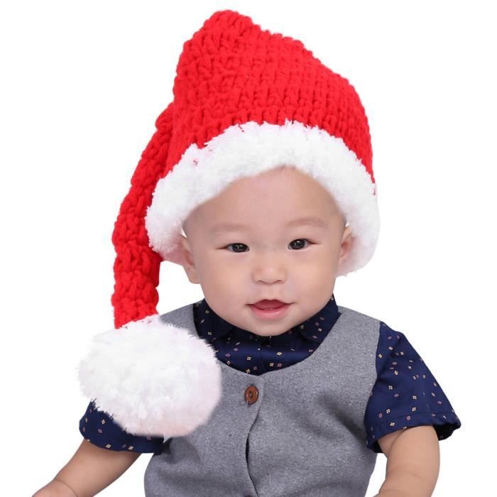 Bonnet de noël bébé 2025