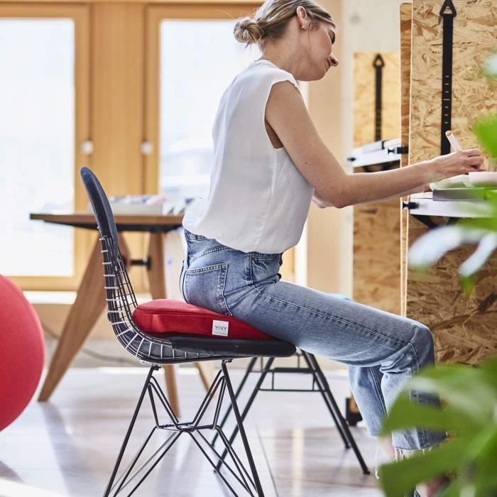 VLUV PIL&PED Coussin D'Équilibre 36cm - Siège Actif Confortable Pour Bureau Et Maison