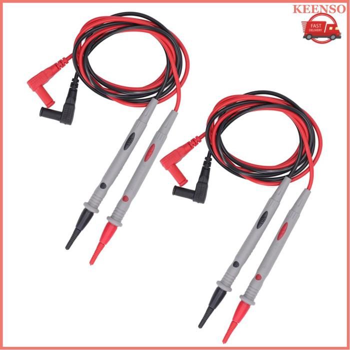 KEENSO Test de multimètre 2 SETS TEST MULTIMETER LEADS SILICONE TEST ...