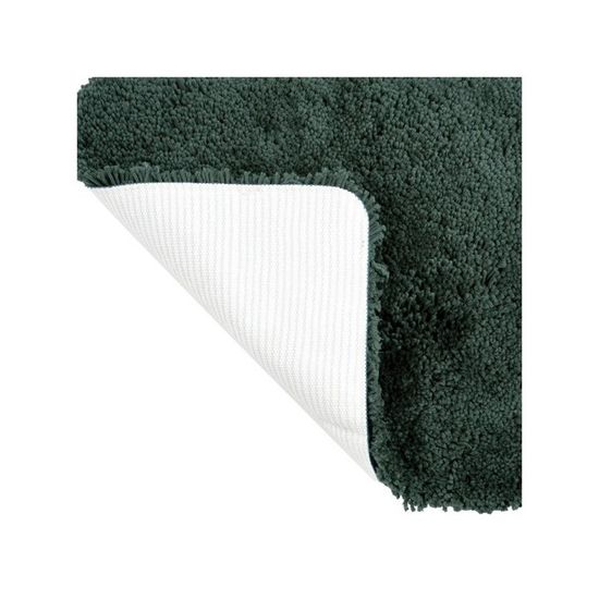 Tapis De Bain Acrylique Spirella KALI - 70x120 Cm - Vert - Poils Longs Et Doux - Antidérapant - Lavable Machine 40°C