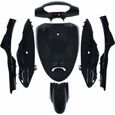 Kit carénage P2R pour scooter Chinois 7 pièces / noir brillant-0