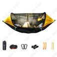TD® Moustiquaire hamac tente de camping en plein air double anti-moustique tissu balançoire chaise suspendue anti renversement-0