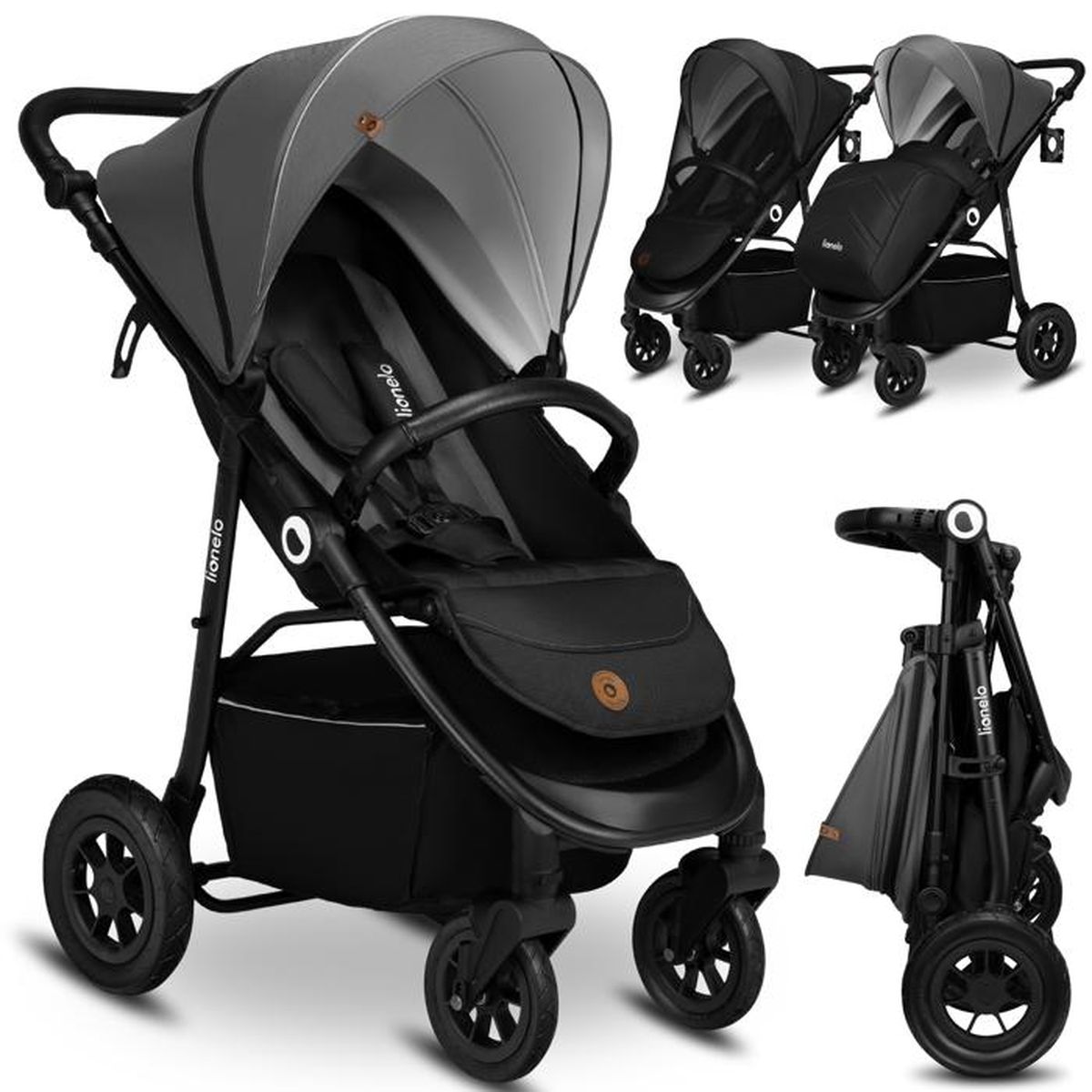 JOIE - Poussette DUO EVALITE double + I-SNUG 2 Shale - Cdiscount