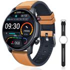 123 montre connectée homme: smartwatch avec podomètre cardiofréquencemètre sommeil moniteur montre sport étanche ip68 compatible [A331]