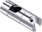 BRAND Support de Douche,18-25MM à Diamètre Réglable,Chromé + Conception ABS Support Douchette,Adapté à la Barre de Douche